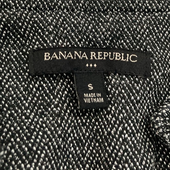 Like New Banana Republic Knit Herringbone Blazer Coat - Picture 7 of 8